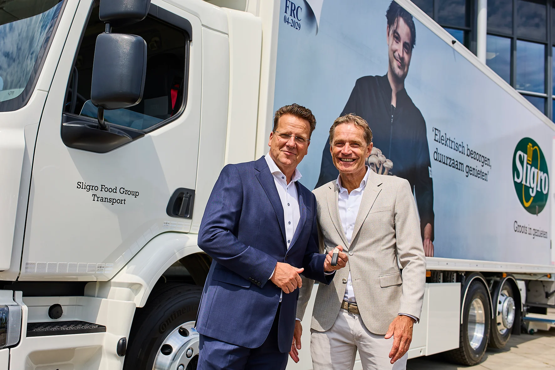 Sligro Food Group start eigen transport-bedrijf met elektrische Renault Trucks E-Tech D Wide