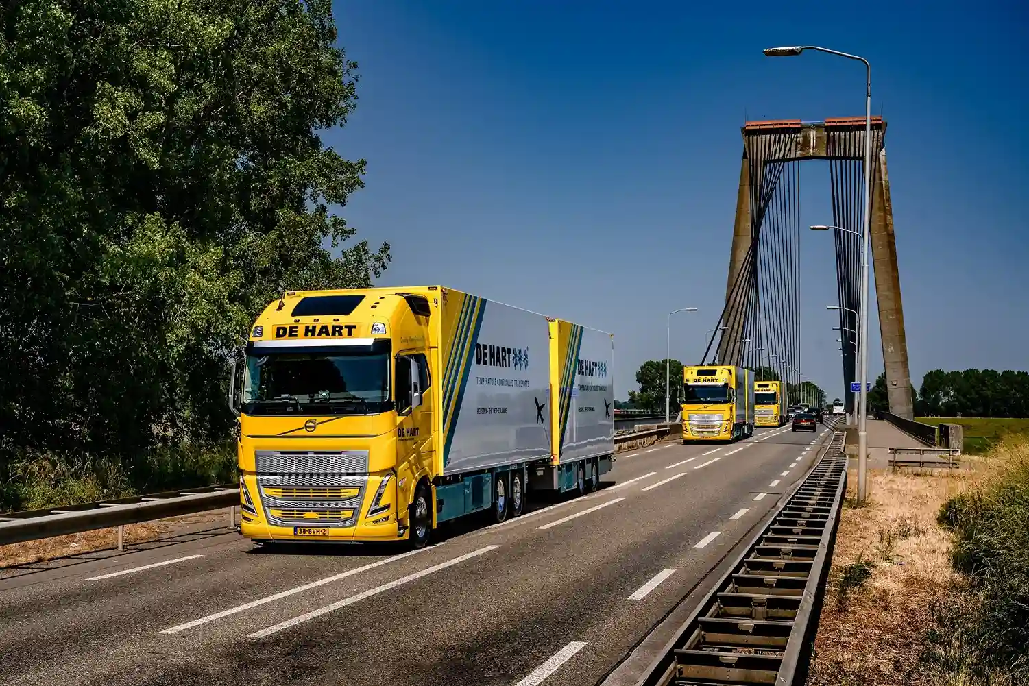 Hart voor Volvo-trucks.