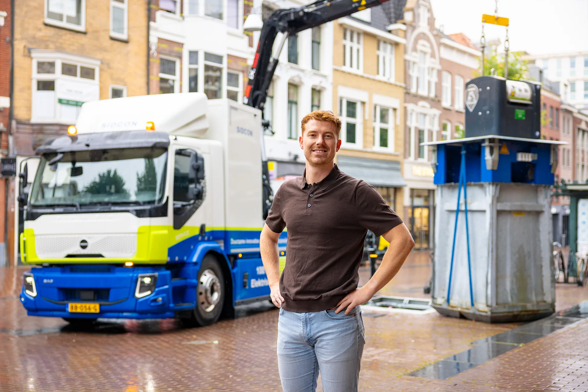 Sidcon zet nieuwe stap in duurzame dienstverlening met Volvo FE Electric